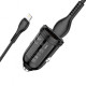 Автомобільний зарядний пристрій Hoco NZ2 PD 30W + QC3.0, з кабелем Lightning