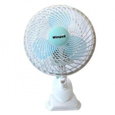 Настольный вентилятор с прищепкой WimpeX WX-707, 180 мм, 2 скорости, 50 Вт