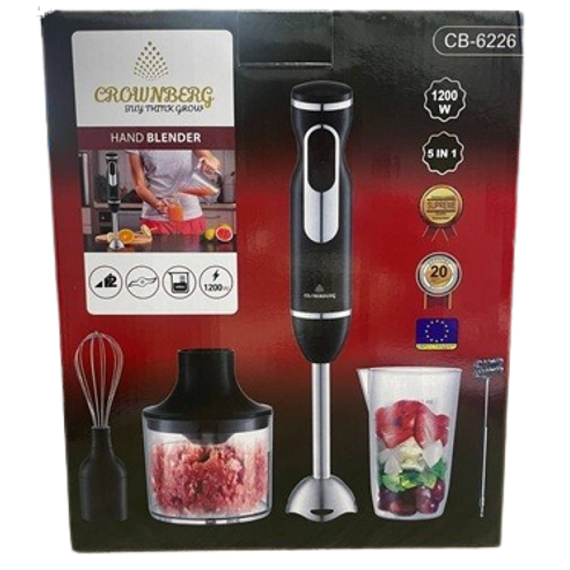 Блендер занурювальний Crownberg CB-6226 1200Вт