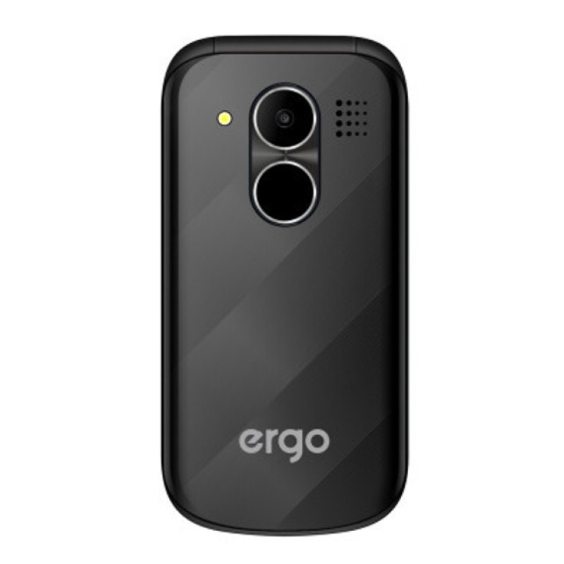 Мобільний телефон ERGO F241 Dual Sim Black, розкладачка