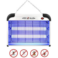 Електрична лампа-пастка 16 Вт для комах Pest Killer, від мережі, 34,5×9,2×2,4 см