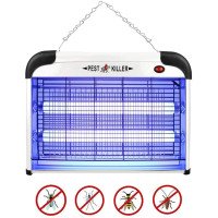 Электрическая лампа-ловушка 16 Вт для насекомых Pest Killer, от сети, 34,5 × 9,2 × 2,4 см