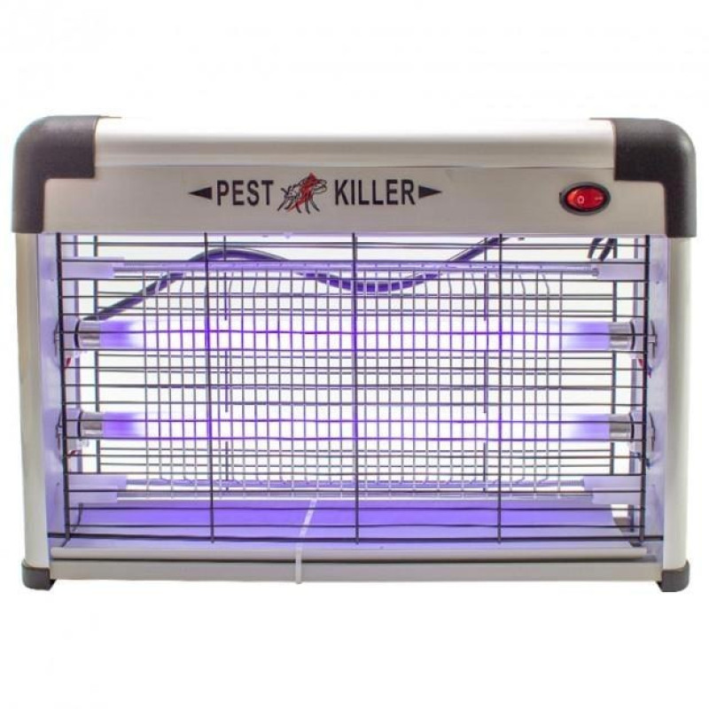 Електрична лампа-пастка 20 Вт для комах Pest Killer ZCTT-L20, від мережі, 40×28×9 см