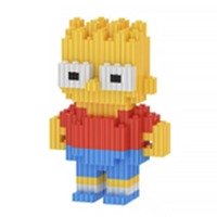 Конструктор MAGIC BLOCKS – Барт Симпсон (ZK-26, 560 деталей)