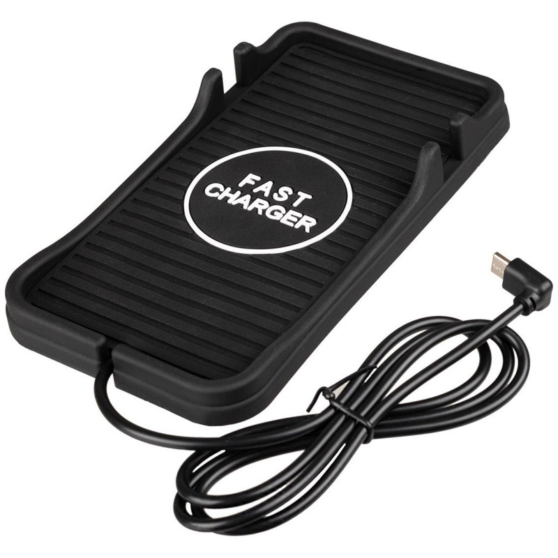 Силиконовый коврик с беспроводной зарядкой и подставкой FAST WIRELESS CHARGING C7