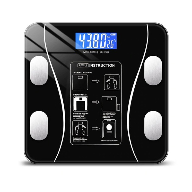 Смарт-весы Scale One с синхронизацией по Bluetooth, 13 параметров.- Замовити за ціною 288 грн.