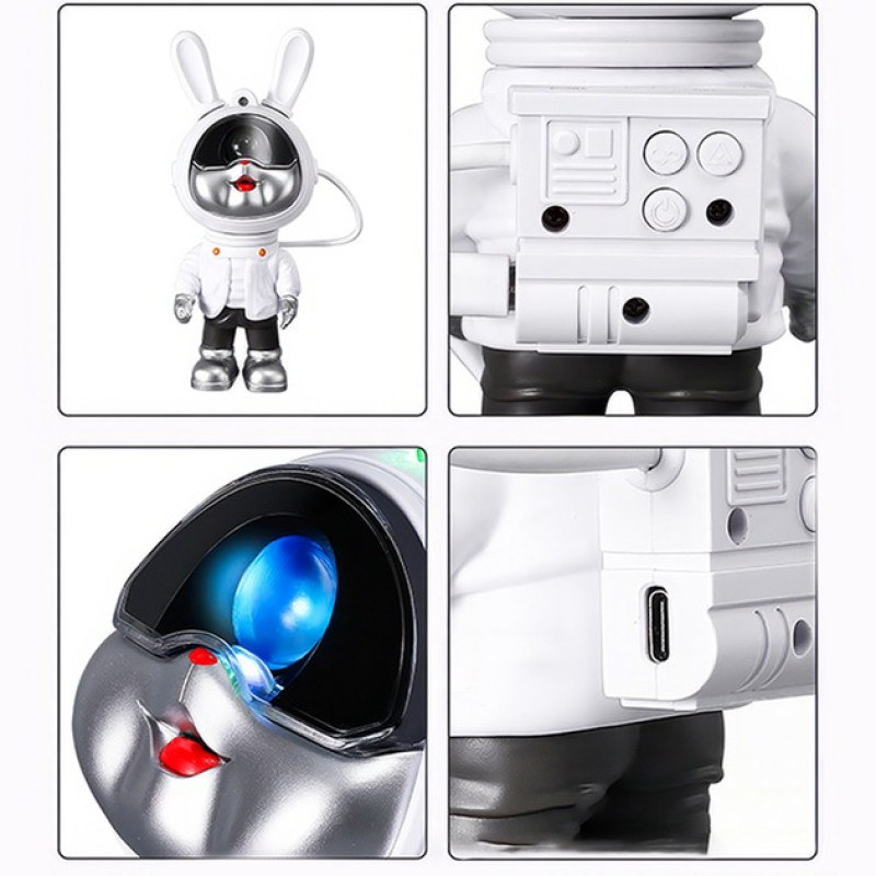 Проектор Moon Bunny 6 в форме кролика-космонавта
