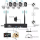 Wi-Fi комплект видеонаблюдения на 4 камеры WiFi kit 4ch- Замовити за ціною 4862 грн.