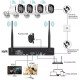 Wi-Fi комплект відеоспостереження на 4 камери WiFi kit 4ch