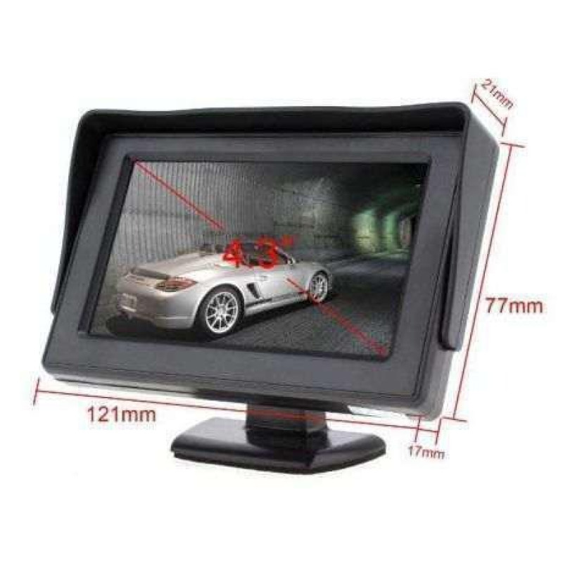 Автомонітор LCD 4.3" Digital Car Rear View Monitor 043