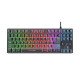 Игровая мембранная клавиатура TLK, 87 клавиш, RGB-подсветка