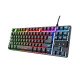 Игровая мембранная клавиатура TLK, 87 клавиш, RGB-подсветка