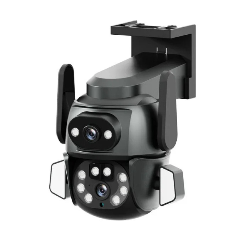 IP-камера Wi-Fi DOUL CAM Q821 APP CareCamPro, 4 МП, з двома об'єктивами