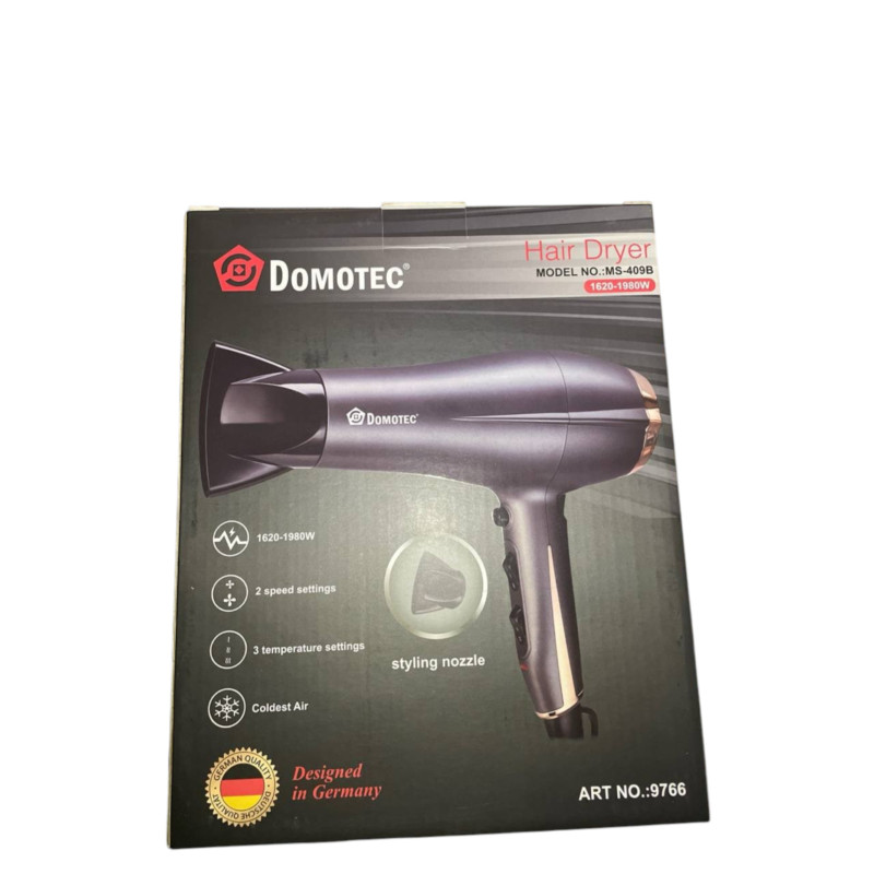 Фен Domotec MS 409B 2000w- Замовити за ціною 789 грн.