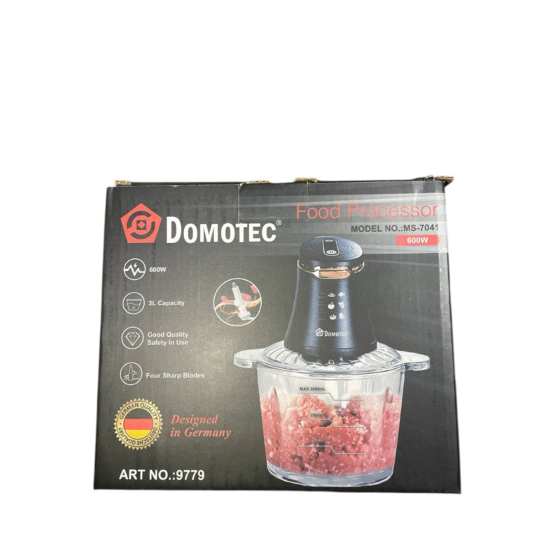Подрібнювач кухонний Domotec MS-7041, 600 Вт, 3 л