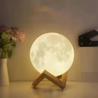 Настільний неоновий 3D нічник-місяць MOON LIGHT (13 см)