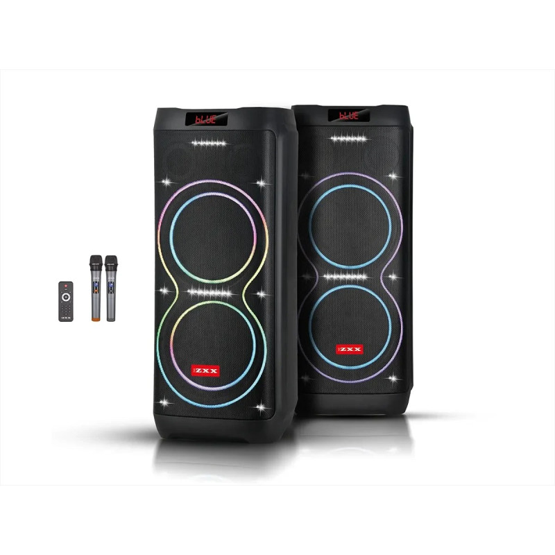 Акустична переносна колонка ZXX-5560 100Вт 2x10"