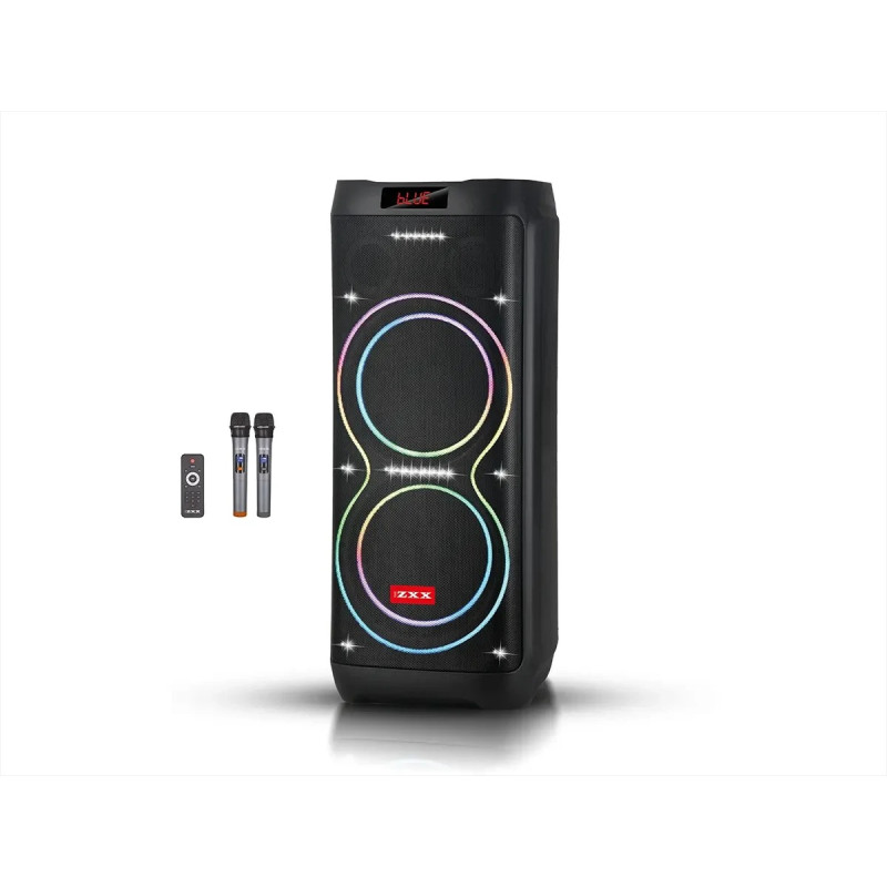 Акустична переносна колонка ZXX-5560 100Вт 2x10"