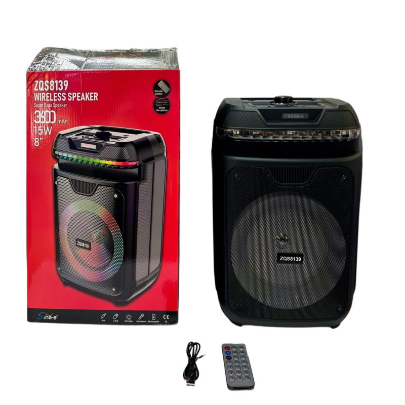 Портативна музична колонка Bluetooth ZQS8139