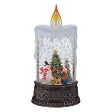 XMAS Новорічний нічник «Свічка зі сніговиком» WDL-23016B