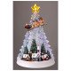 XMAS Новогодний ночник «Ёлка с Санта-Клаусом» WDL-24080A (32 см)- Замовити за ціною 2673 грн.