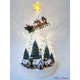 XMAS Новогодний ночник «Ёлка с Санта-Клаусом» WDL-24080A (32 см)- Замовити за ціною 2673 грн.