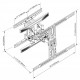 Поворотное крепление для ТВ 45–75" P6