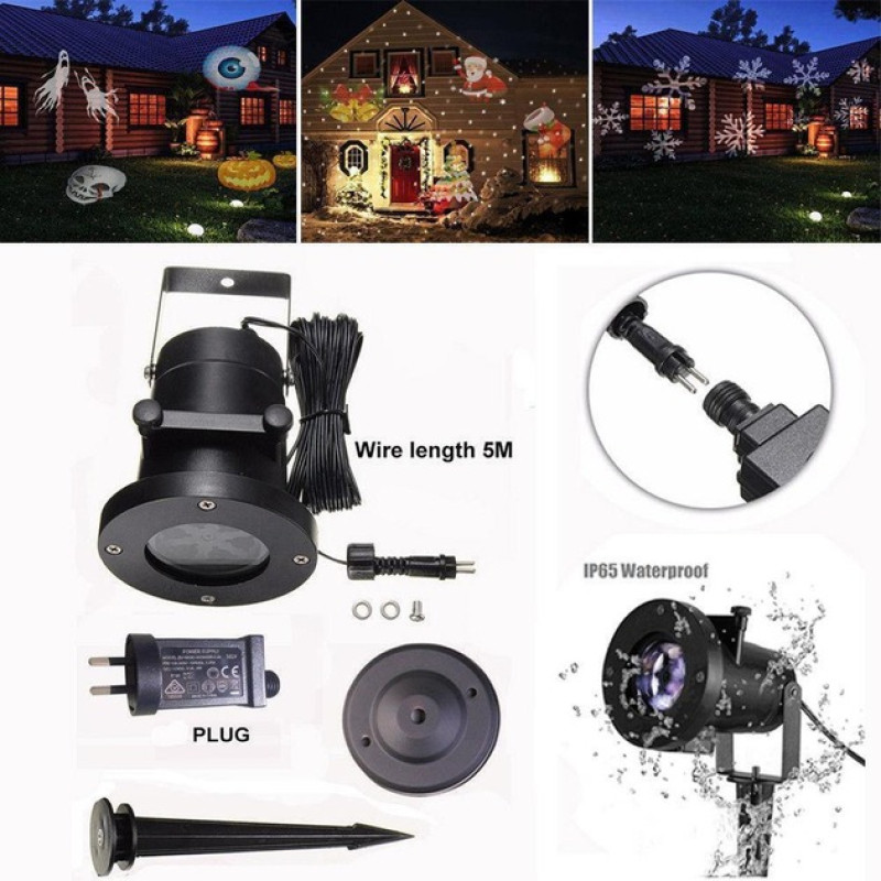 Вуличний проектор з зображеннями Outdoor Projector Light XL-718