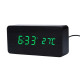 Настольные LED-часы VST-862S-4 с зелёной подсветкой