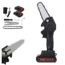 Аккумуляторная цепная мини-пила Chainsaw 24V, 6" (в кейсе, 2 аккумулятора)