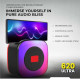 Портативна колонка SPS LX-01 з RGB-підсвічуванням та підставкою