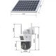 Вулична 4G камера V36-4G SOLAR із двома лінзами, сонячною панеллю
