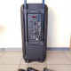 Портативна колонка Su-Kam 1010 + 2 мікрофони + BT 12v220v