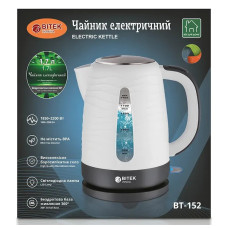 Электрический чайник BITEK BT-152, 1,7 л, 2200 Вт