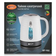 Електричний чайник BITEK BT-152, 1,7 л, 2200 Вт