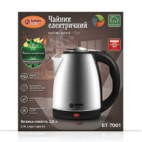 Электрический чайник BITEK BT-7001, 2,0 л, 2000 Вт