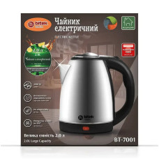 Электрический чайник BITEK BT-7001, 2,0 л, 2000 Вт