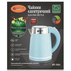 Електричний чайник BITEK BT-7931, 2,0 л, 2000 Вт