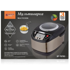Мультиварка BITEK BT-76783, 5,0 л, 900 Вт