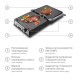 Гриль контактний BITEK BT-2687, 3000 Вт, BBQ
