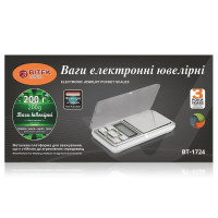 Електронні ювелірні ваги BITEK BT-1724 200 г, точність 0,01 г