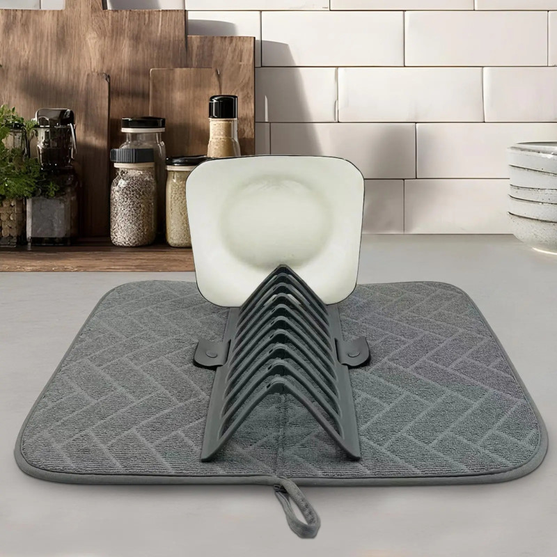 Сушарка для посуду з килимком Dish Drain Rack