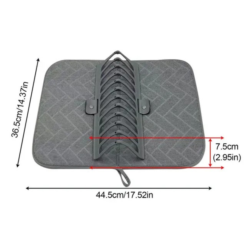 Сушилка для посуды с ковриком Dish Drain Rack