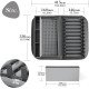 Сушилка для посуды с ковриком и поддоном Scalable Drain Rack