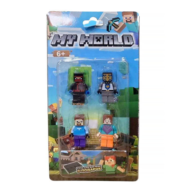 Набор фигурок My World - Minecraft (1054)