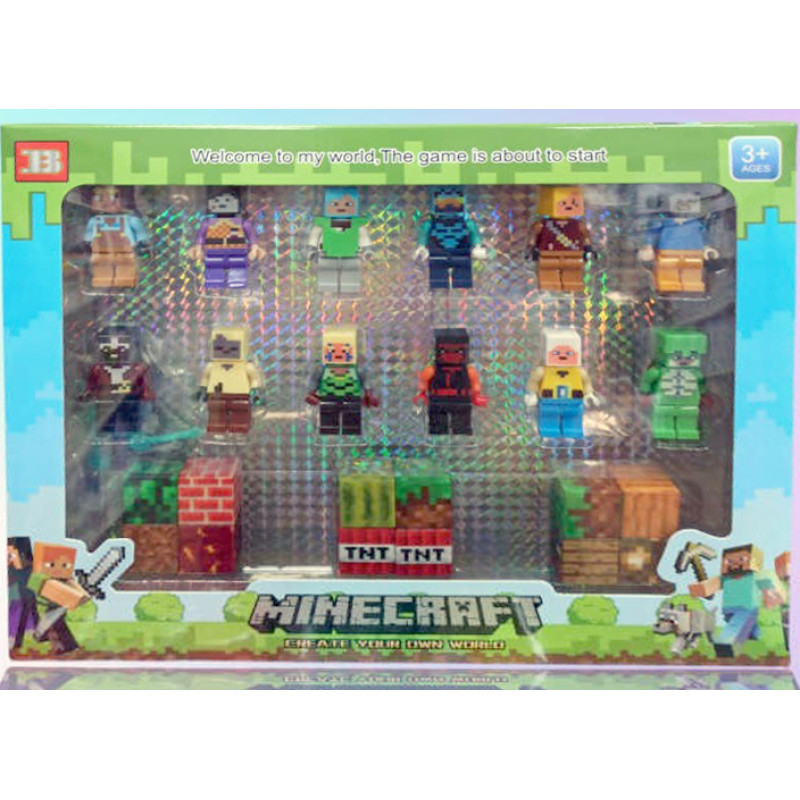 Магнітний набір Minecraft у стилі LEGO (25-156)