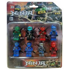 Набор фигурок Ниндзя LEGO (8 шт) 33601