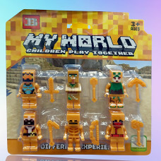 Набір мініфігурок Minecraft LEGO (6 шт) 33401