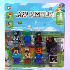 Набір мініфігурок Minecraft (6 шт) 4015