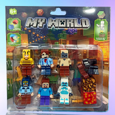 Набір мініфігурок Minecraft LEGO (6 шт) 4016